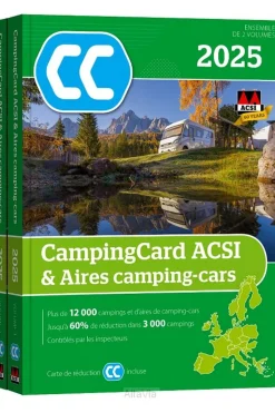 Acsi Boek Campingcard & Aires Camping-Cars 2025 Français