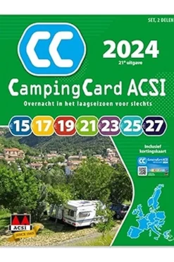 Acsi CampingCard 2024 GPS 20 landen NL ACSI