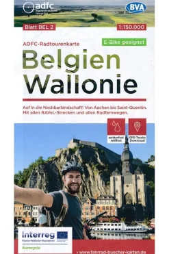 ADFC België - Wallonië fietskaart