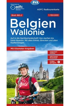 ADFC België - Wallonië fietskaart