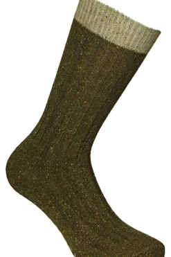 Alpaca socks Wandelsokken Merino Silk Rib Crew