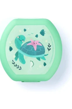 Amuse Lunchbox Snackbox Round Turtle