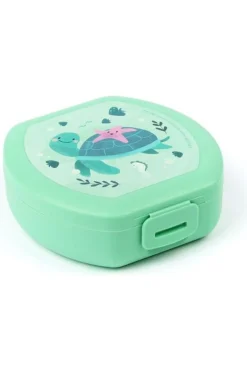 Amuse Lunchbox Snackbox Round Turtle