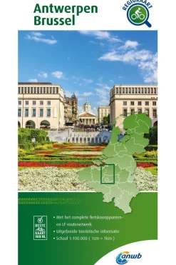 ANWB Antwerpen, Brussel Knooppuntenkaart 25 BE