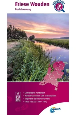 ANWB Friese Wouden wandelregiokaart