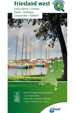 ANWB Friesland West Knooppuntenkaart 2 NL