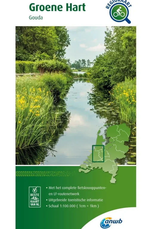 ANWB Groene Hart Knooppuntenkaart 17 NL