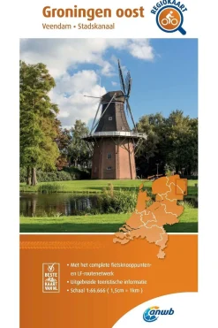 ANWB Groningen Oost 9 fietskaart r/v