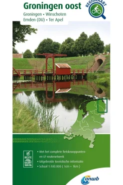 ANWB Groningen Oost Knooppuntenkaart 5 NL