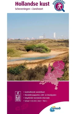 ANWB Hollandse Kust wandelregiokaart