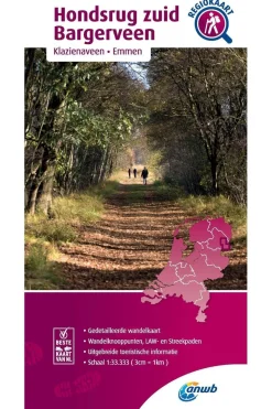 ANWB Hondsrug Zuid, Bargerveen wandelregiokaart