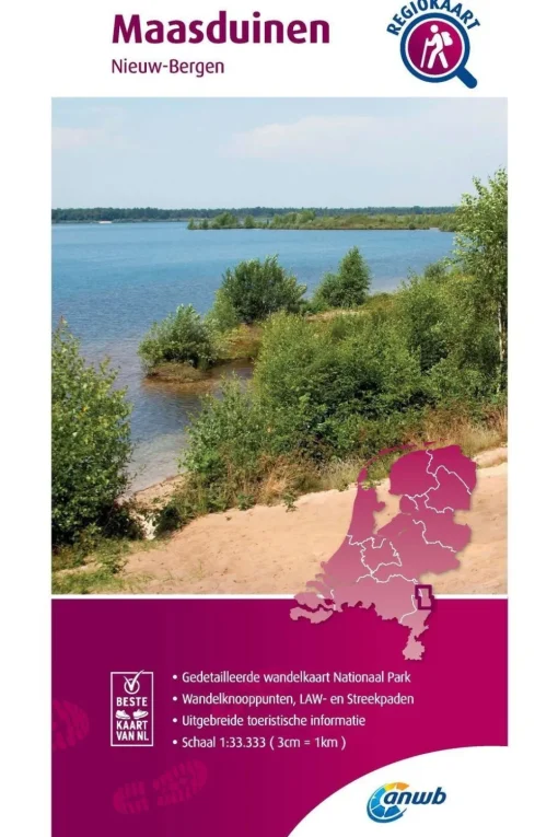 ANWB Maasduinen wandelregiokaart