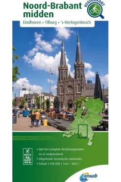 ANWB Noord-Brabant Midden Knooppuntenkaart 21 NL