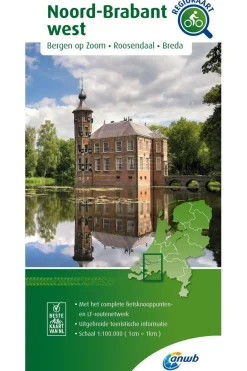 ANWB Noord-Brabant West Knooppuntenkaart 20 NL