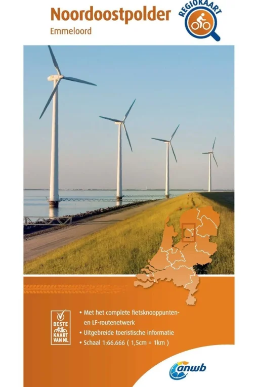 ANWB Noordoostpolder fietskaart 12