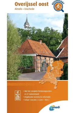 ANWB Overijssel Oost 21 fietskaart r/v