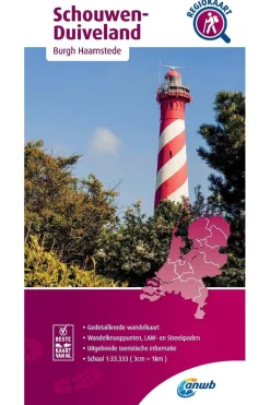 ANWB Schouwen Duiveland wandelregiokaart