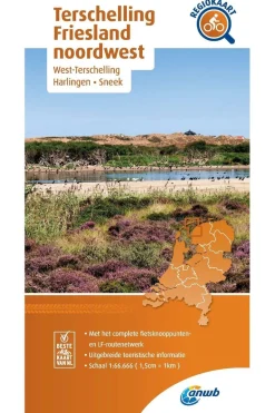 ANWB Terschelling, Friesland Noordwest 1 fietskaart r/v