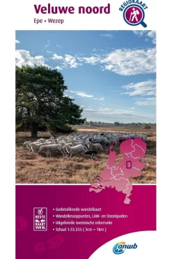 ANWB Veluwe Noord wandelregiokaart