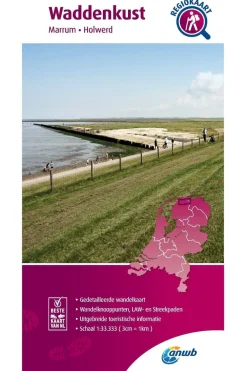 ANWB Waddenkust wandelregiokaart