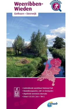 ANWB Weerribben-Wieden wandelregiokaart