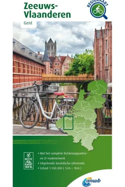 ANWB Zeeuws-Vlaanderen Knooppuntenkaart 26 BE