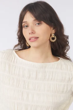 AWARE Blouse Paxton Boatneck