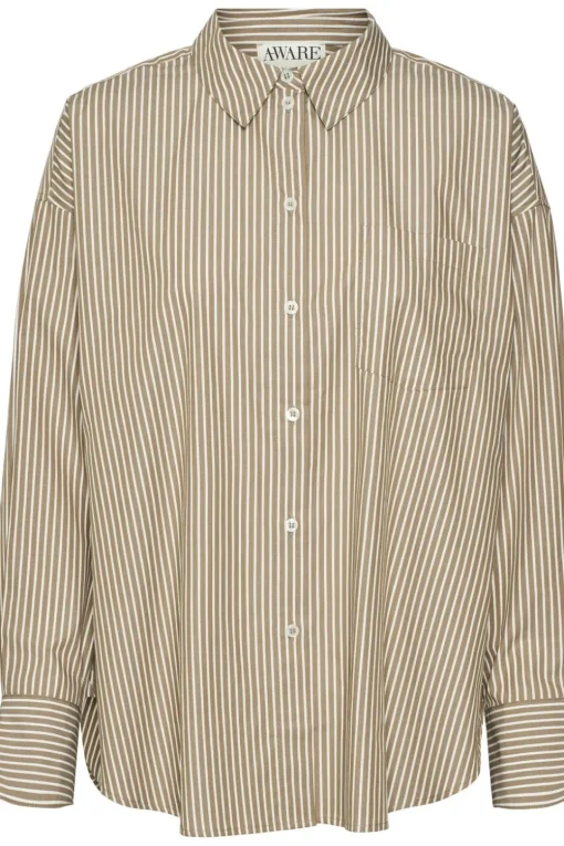 AWARE Hemd Parina Loose Stripe