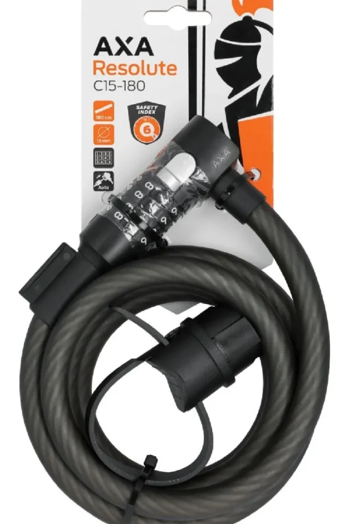 AXA Fietsslot Resolute C15 - 180 Code Black