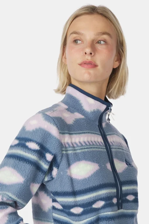 Ayacucho Fleece Barrosa Printed Half Zip W