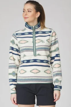 Ayacucho Fleece Barrosa Printed Half Zip W