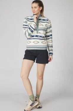 Ayacucho Fleece Barrosa Printed Half Zip W