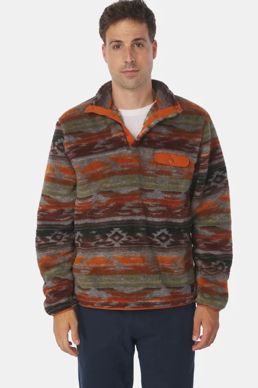 Ayacucho Fleece Chalten Printed Snap Button M
