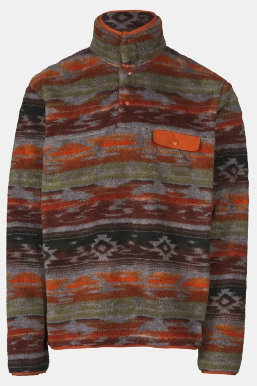 Ayacucho Fleece Chalten Printed Snap Button M