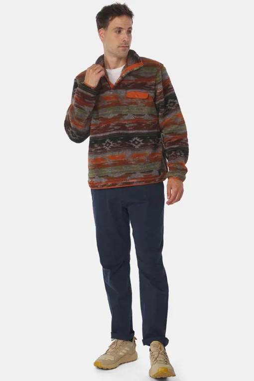 Ayacucho Fleece Chalten Printed Snap Button M