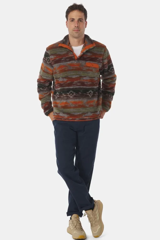 Ayacucho Fleece Chalten Printed Snap Button M