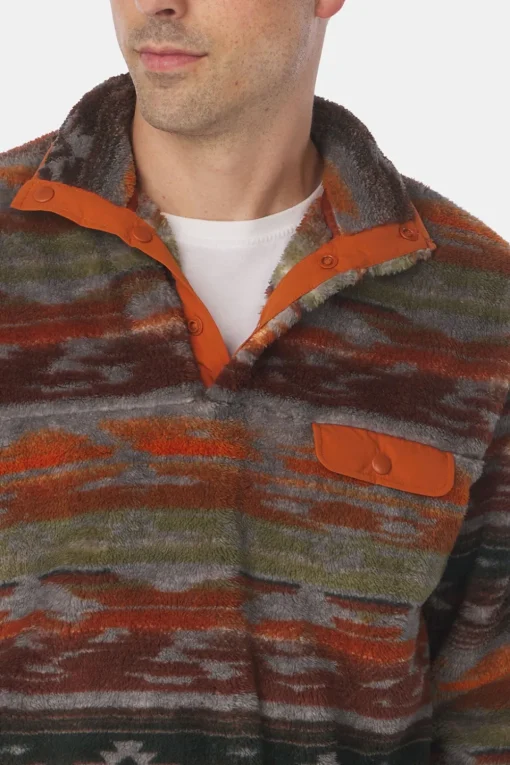 Ayacucho Fleece Chalten Printed Snap Button M