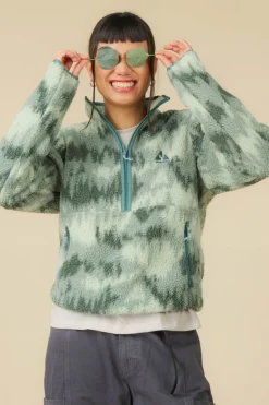 Ayacucho Fleece Flynn Printed 1/2 Zip Fleece W