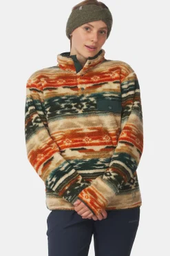 Ayacucho Fleece Leiria Printed Snap Pullover W
