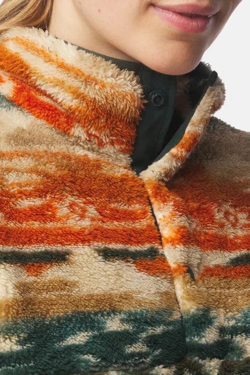 Ayacucho Fleece Leiria Printed Snap Pullover W