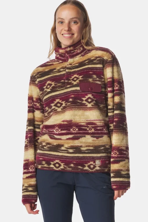 Ayacucho Fleece Leiria Printed Snap Pullover W