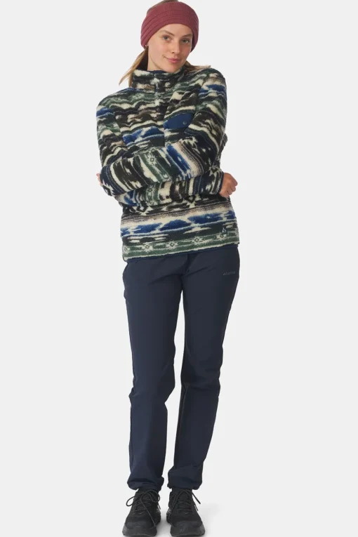 Ayacucho Fleece Leiria Printed Snap Pullover W