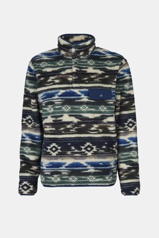Ayacucho Fleece Leiria Printed Snap Pullover W