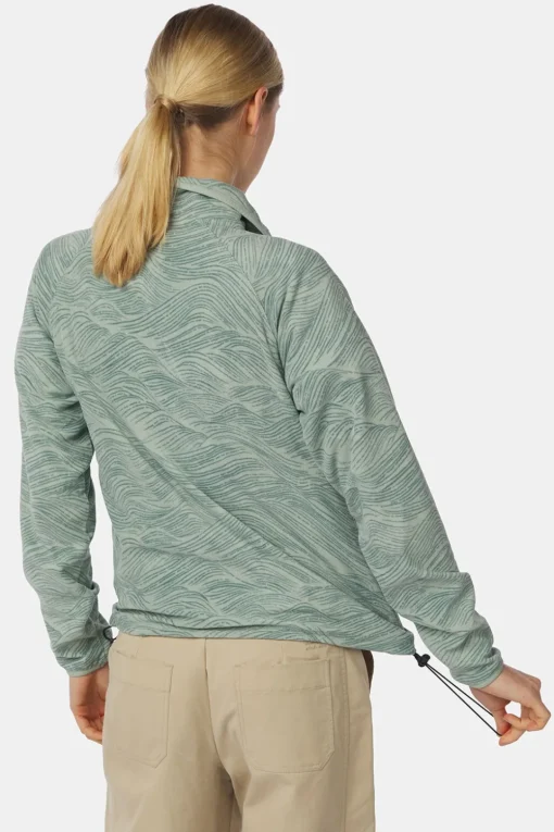 Ayacucho Fleece Wave Printed 1/2 Zip Fleece W