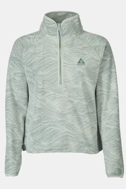 Ayacucho Fleece Wave Printed 1/2 Zip Fleece W