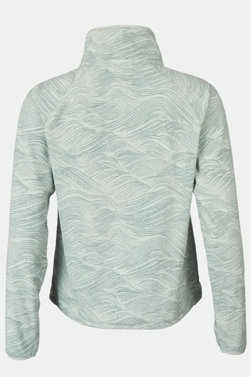 Ayacucho Fleece Wave Printed 1/2 Zip Fleece W