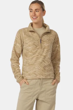 Ayacucho Fleece Wave Printed 1/2 Zip Fleece W