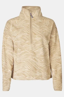 Ayacucho Fleece Wave Printed 1/2 Zip Fleece W