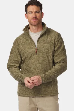 Ayacucho Fleece Wave Printed 1/2 Zip Fleece M