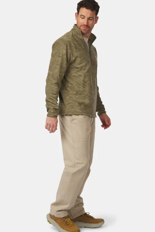 Ayacucho Fleece Wave Printed 1/2 Zip Fleece M